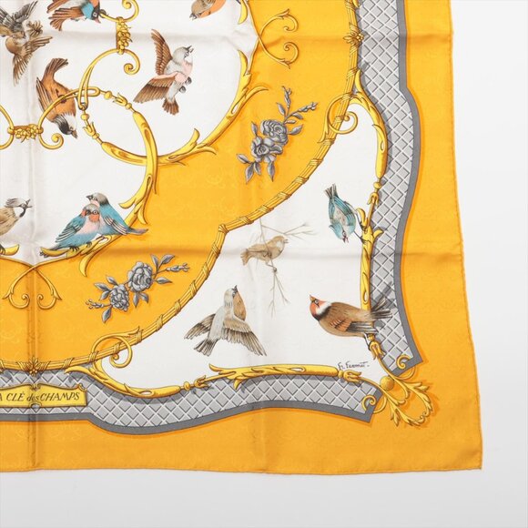 Hermès Carré 90 LA CLE des CHAMPS The key to the heaven and earth of freedom Sca - Picture 4 of 7